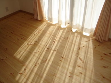 無垢のフローリング