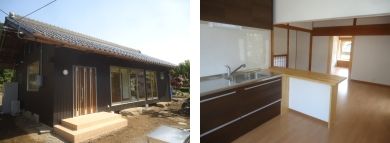 和モダンな平屋