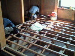 床の張り替え工事