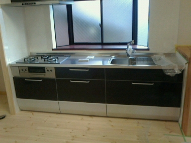 壁付けキッチン