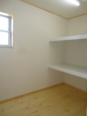 ３帖のウォークイン収納