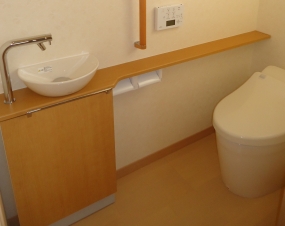 手洗い器付カウンター