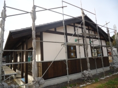 付け梁、付け柱の取り付け