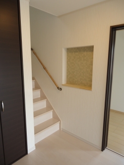 ホールのニッチカウンター