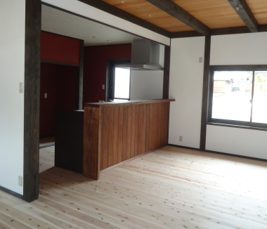 杉のフローリング