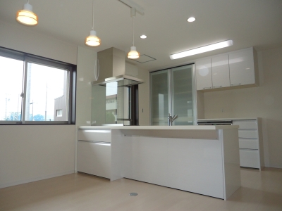 フルフラット対面キッチン