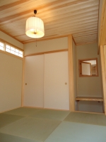 杉板天井の和室