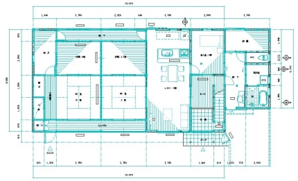 古民家の間取り(リフォーム)