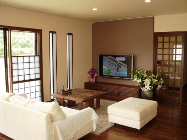 モダンなリビング