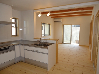 Ｌ型対面キッチン